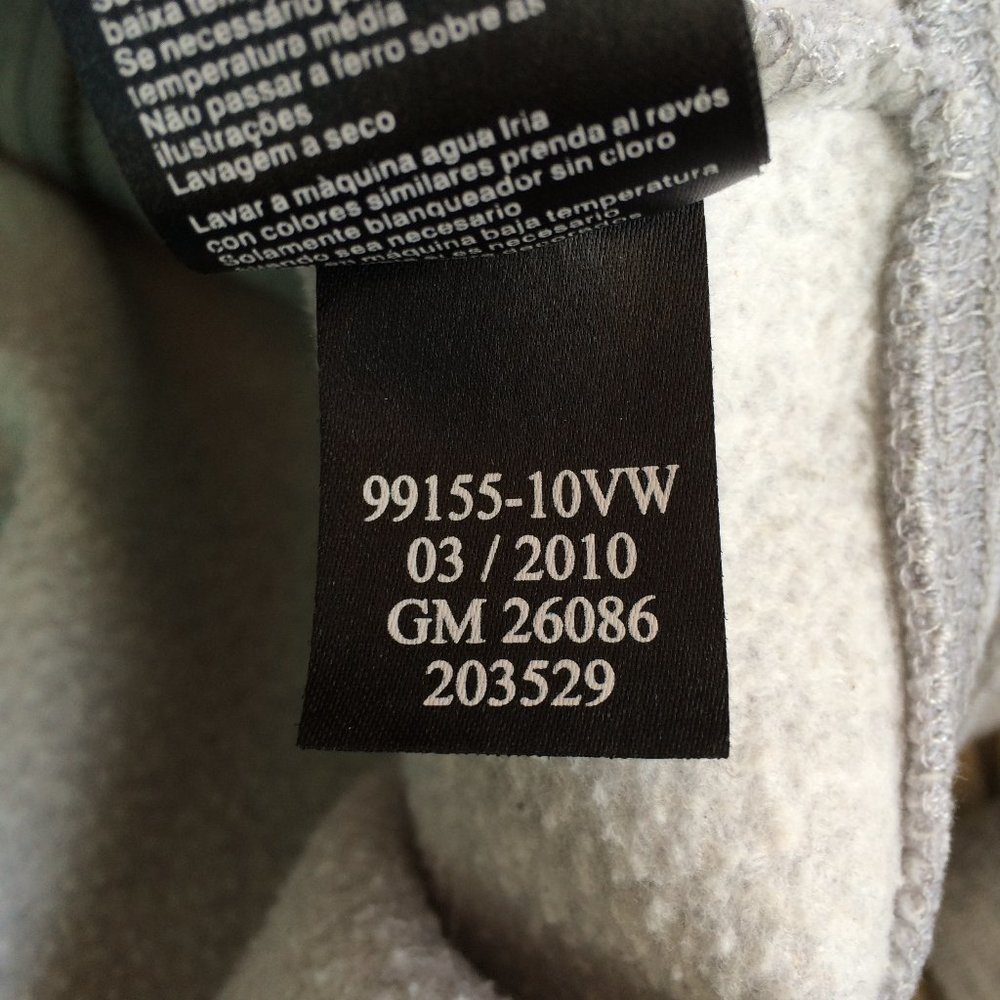 Harley-Davidson Womens Hoodie Small Gray Rhinestones Embellished Full Zip 2010 - Picture 6 of 8
